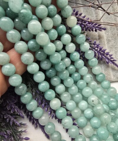 8 MM Küre Akua Yeşil Ceyt Taşı