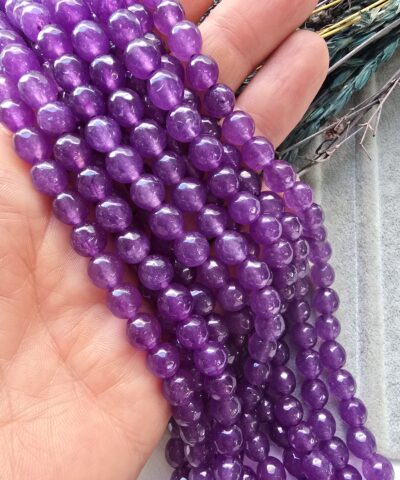 8 MM Faset Ametist Ceyt Taşı