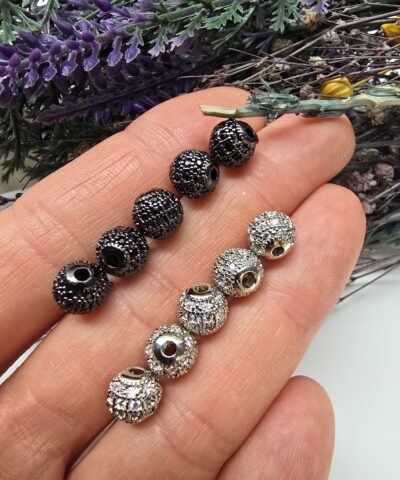 8 MM Zirkon Taşlı Top Ara Aparat