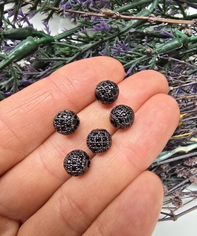 8 MM Zirkon Taşlı Top Ara Aparat - 502