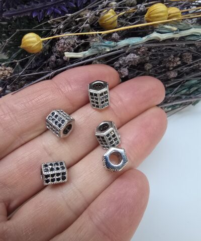 7x8 MM Zirkon Taşlı Vida Silindir Ara Aparat - 501