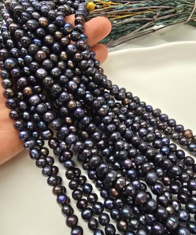 7 MM Doğal Siyah İnci