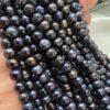 7 MM Oval Doğal Siyah İnci - Görsel 3