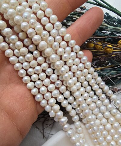 5 MM Küre Tatlı Su İncisi Doğal İnci