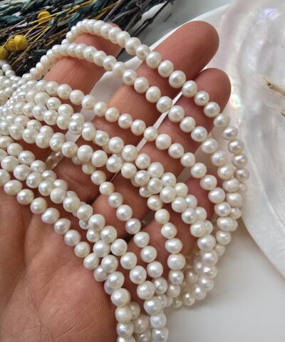 Alternative view of 5 MM Küre Tatlı Su İncisi Doğal İnci