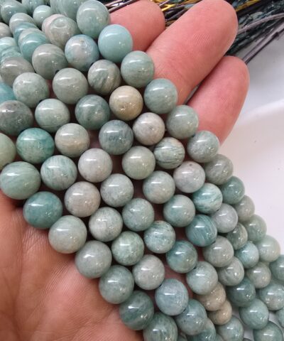 8 MM Amazonit Doğal Taş AAA