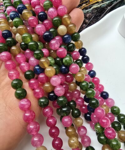 8 MM Küre Koyu Turmalin Ceyt Kuvars Taşı