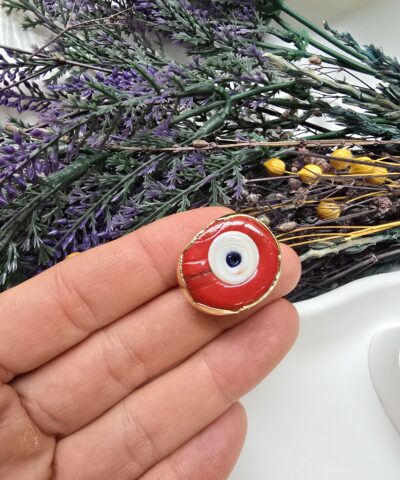 23 MM Altın Kaplama Dana Gözü Nazar - 504