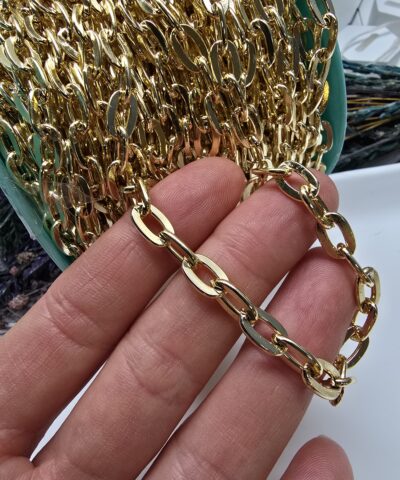 6x10 MM Ezik Ataç Takı Zinciri 1 Metre