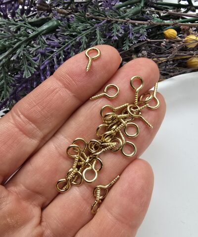 Alternative view of 12 MM Halka Başlı Vida Kolye Tepelik