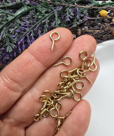 12 MM Halka Başlı Vida Kolye Tepelik