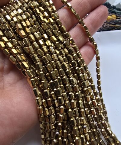 3x6 MM Vida Hematit Taşı - Gold