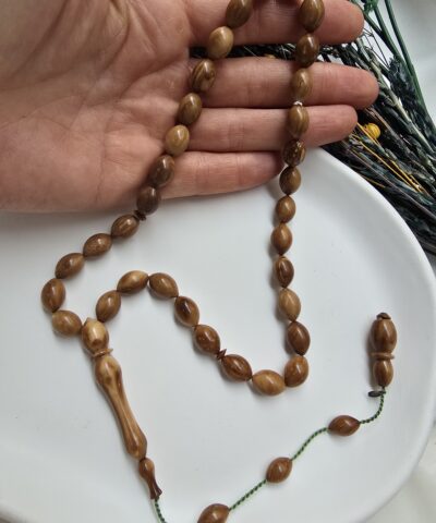 9x13 MM Arpa Şekilli Kuka Ağacı Tespih