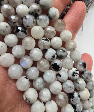 8 MM AAA Faset Küre Ay Doğal Taşı