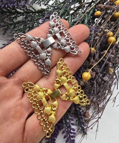 10 Halka Kelebek Klips Takı Malzemesi