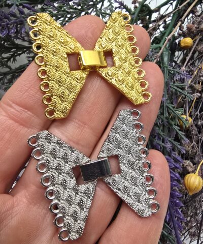 8 Halka Kelebek Klips Takı Malzemesi