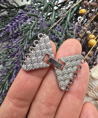 5 Halka Kelebek Klips Takı Malzemesi