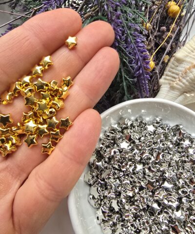 6 MM Akrilik Yıldız Ara Boncuk