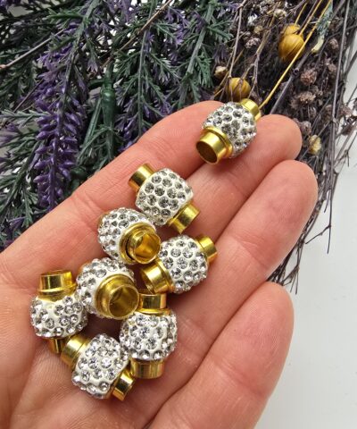 6 MM Mıknatıslı Top Kapama Zirkon Taşlı