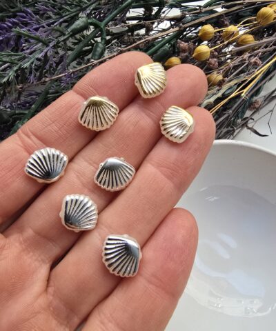 10 MM Deniz Kabuğu Şekilli Plastik İnci