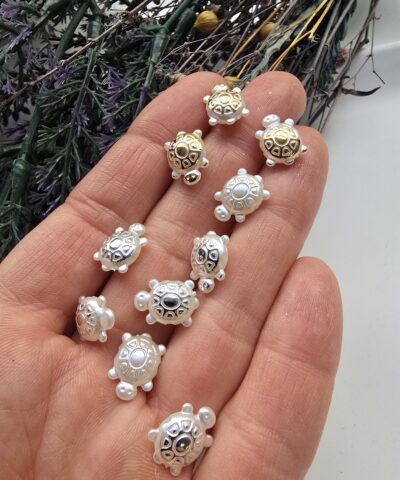 10 MM Kaplumbağa Şekilli Plastik İnci