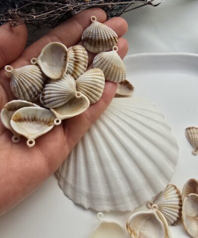 25 MM Deniz Kabuğu Şekilli Akrilik Boncuk