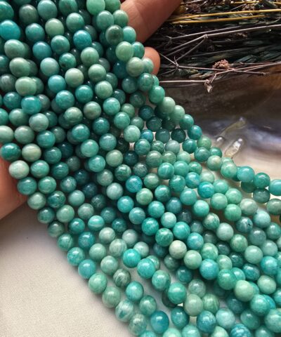 Alternative view of 6 MM Amazonit Doğal Taş AAA