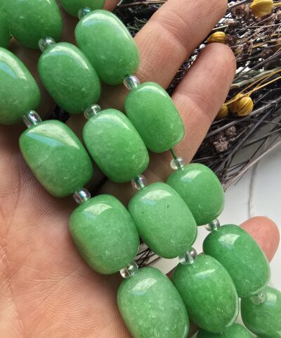 13x18 MM Tambur Aventurin Renkli Kuvars Taşı