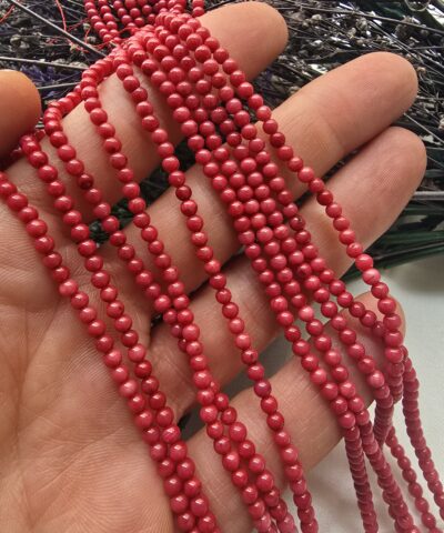 3 MM Küre Doğal Mercan Taşı
