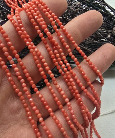 2.5 MM Faset Orijinal Mercan Taşı