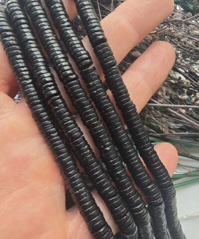 6x1 MM Disk Siyah Turmalin Taşı