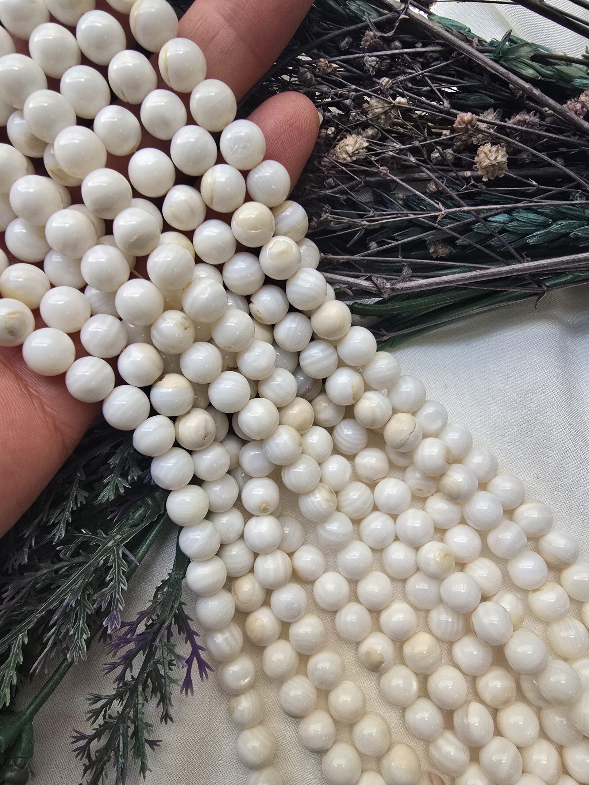 8 MM AAAA Kalite Küre Kesim Sedef Taşı