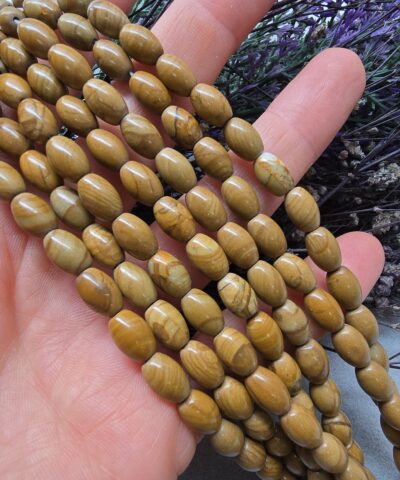 6x8 MM Arpa Toprak Jasper Doğal Taş