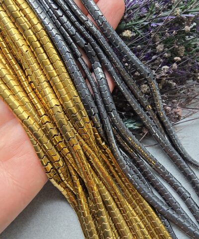5 MM Oval Yarasa Şekilli Hematit Taşı