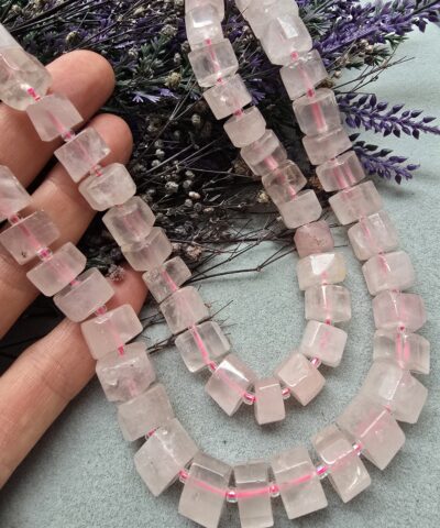 12x8 Silindir Pembe Kuvars Taşı