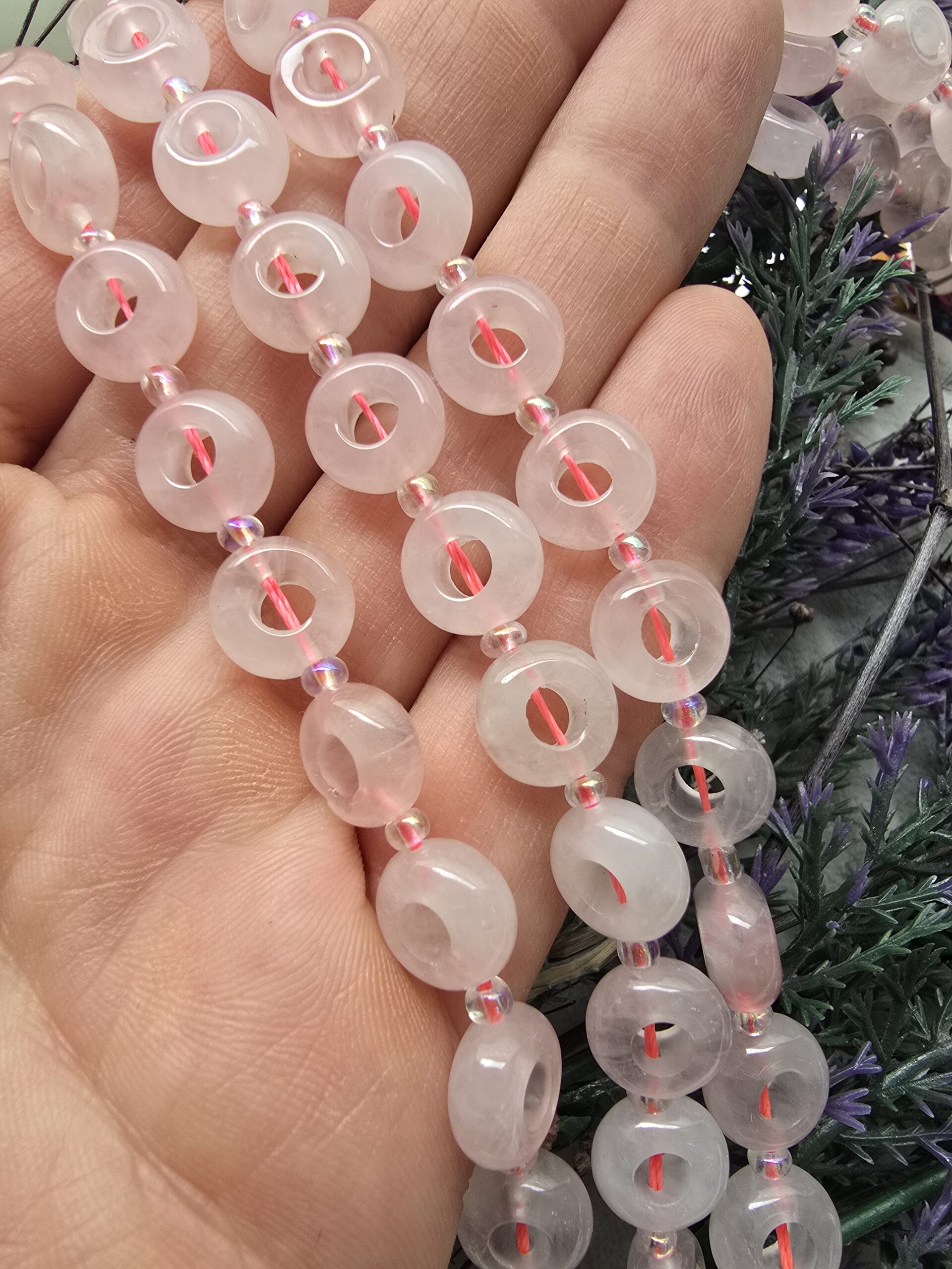 10 MM Yüzük Şekilli Pembe Kuvars Taşı