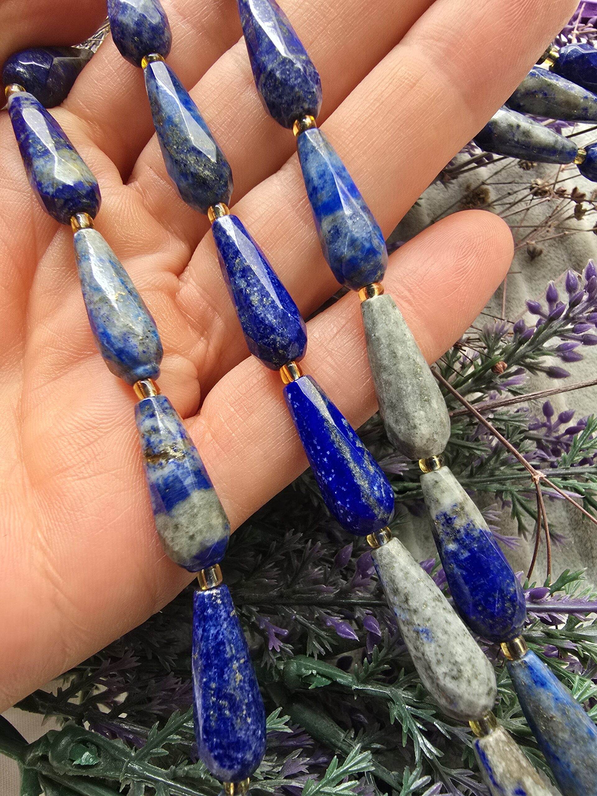 8 MM Fasetli Damla Şekilli Lapis Taşı