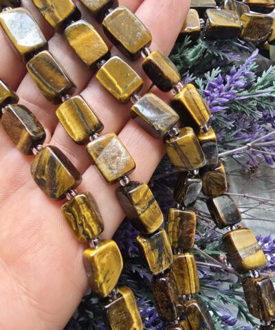 10x13 MM Dikdörtgen Şekilli Kaplan Gözü Taşı