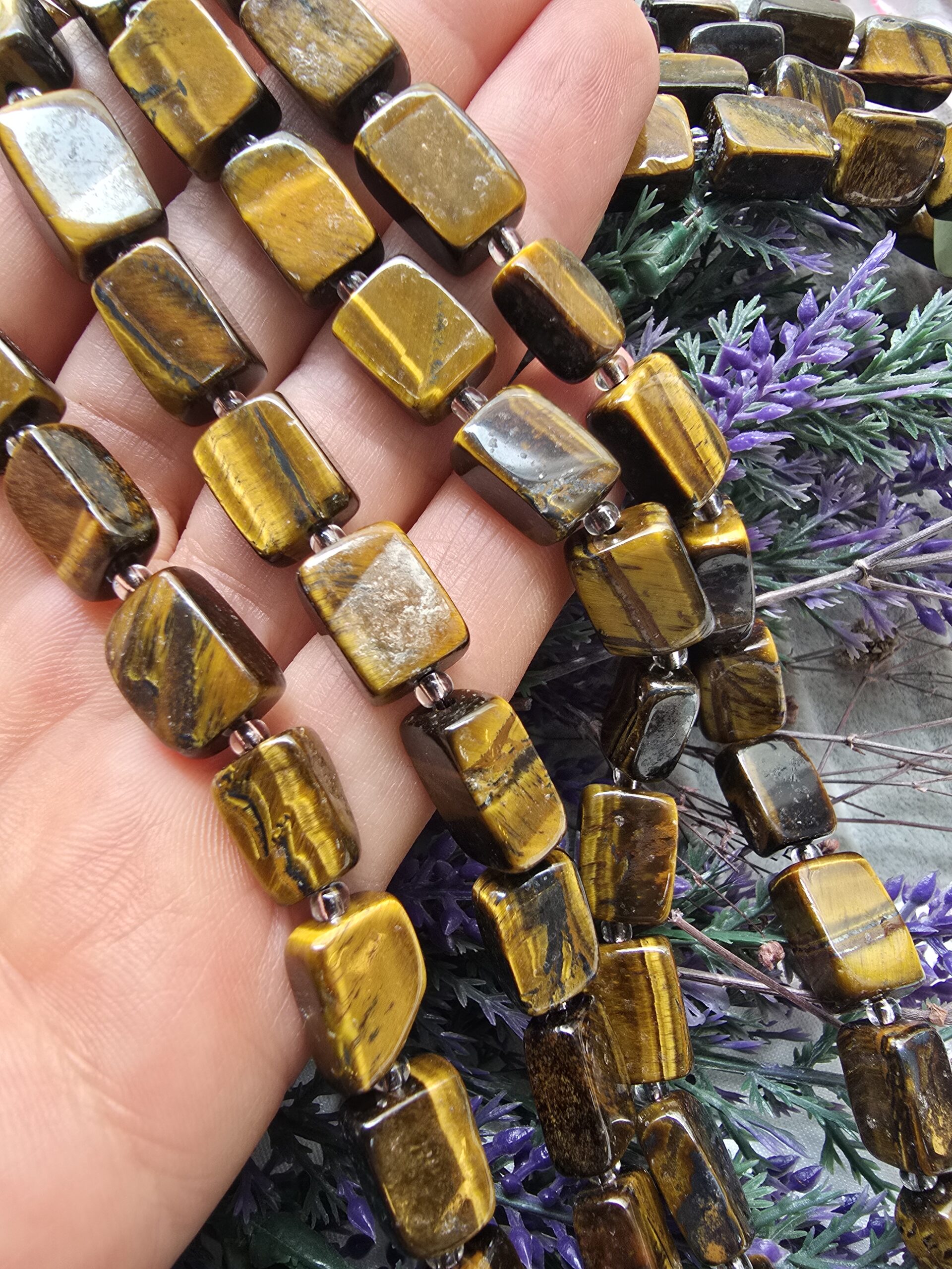 10x13 MM Dikdörtgen Şekilli Kaplan Gözü Taşı