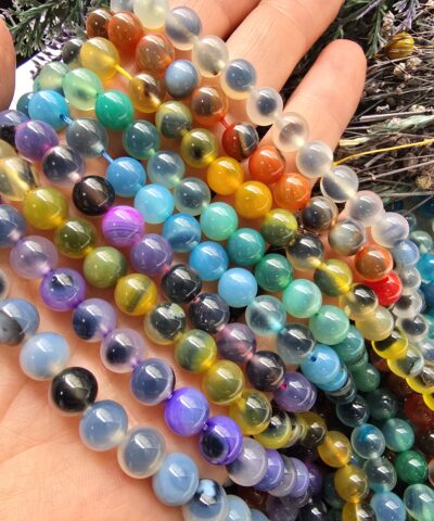 8 MM Candy Premium Akik Taşı