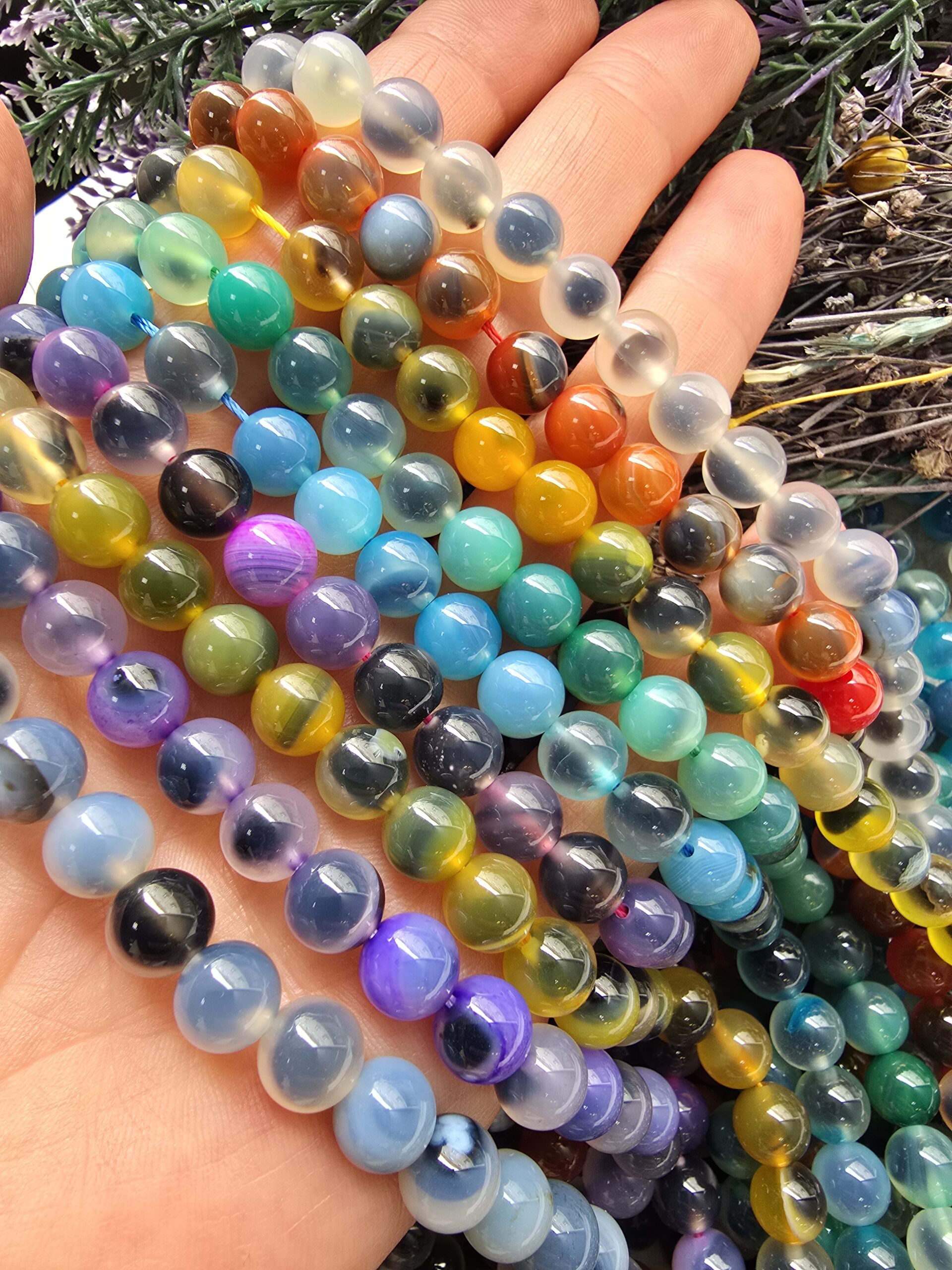 8 MM Candy Premium Akik Taşı