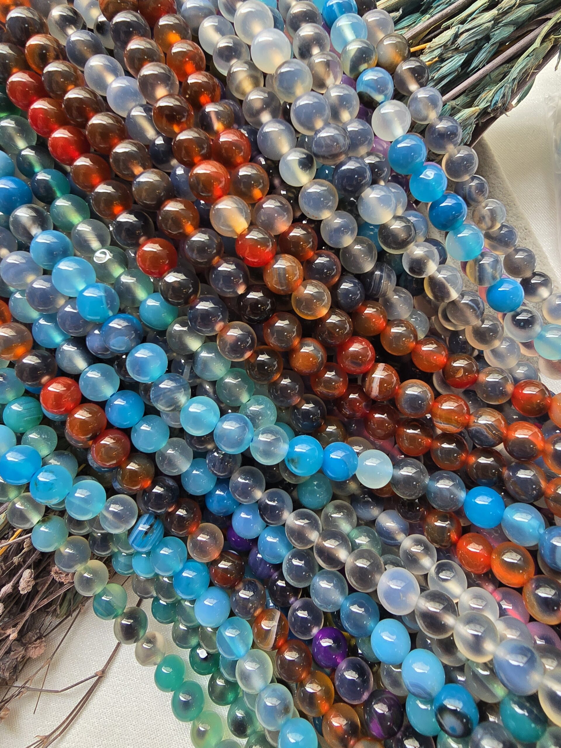 6 MM Candy Premium Akik Taşı