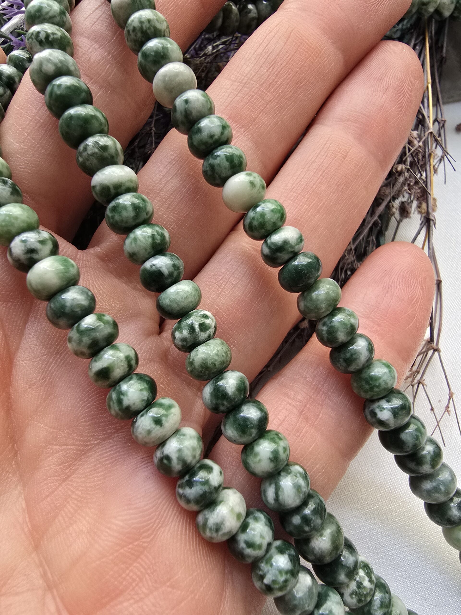 6X4 MM Yeşil Jasper Taşı