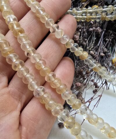 6X4 MM Rondela Sitrin Taşı
