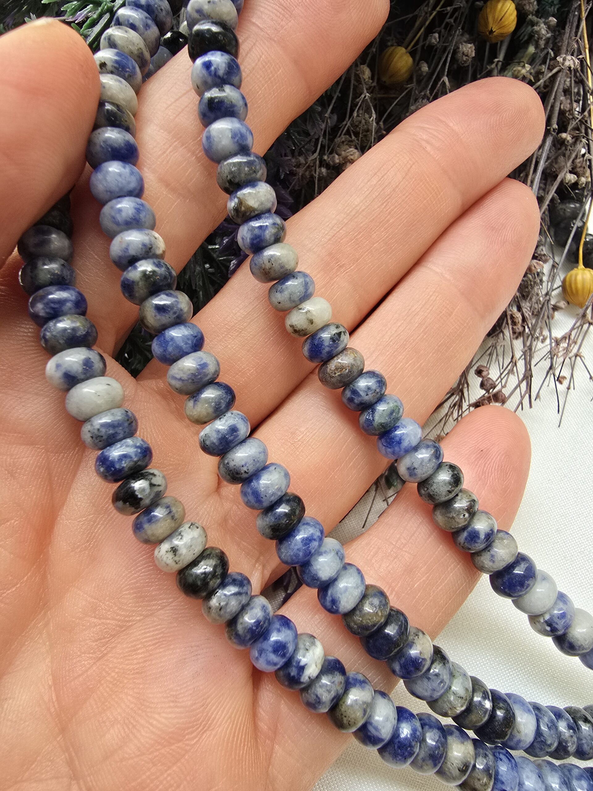 6X4 MM Rondela Sodalit Taşı
