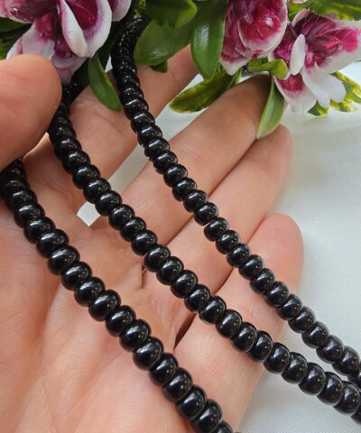 6X4 MM Rondela Oniks Taşı