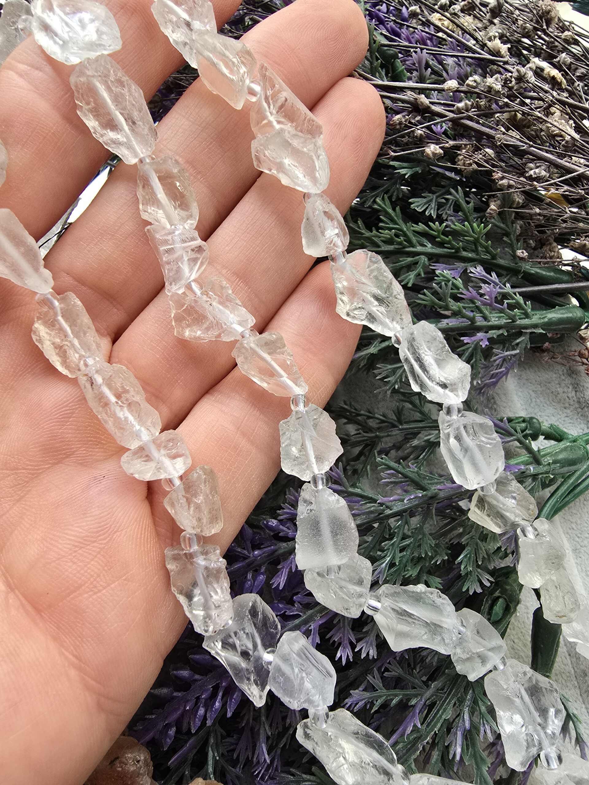 10-12 MM Ham Kırık Kristal Kuvars Doğal Taş