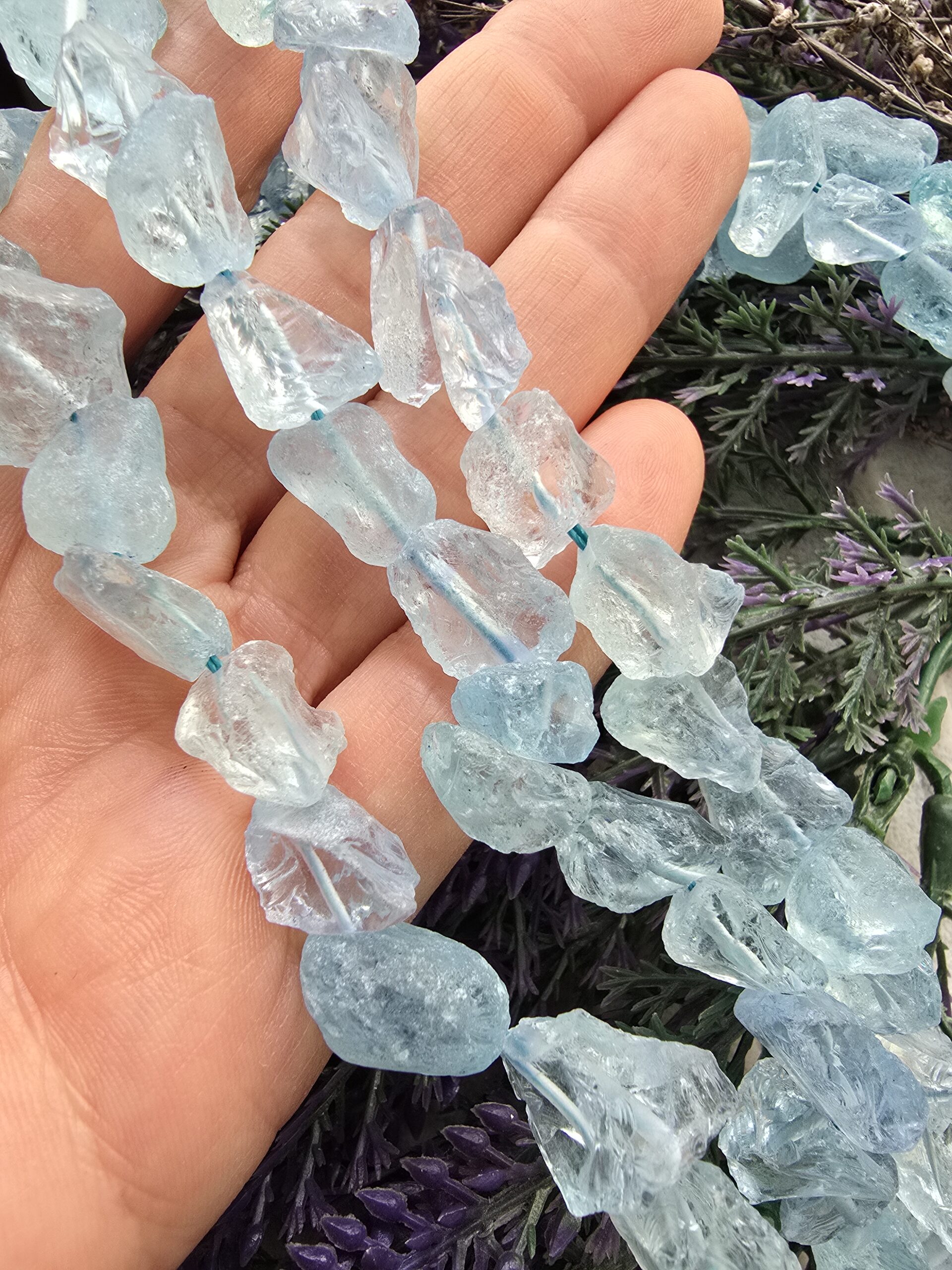 10-12 MM Ham Kırık Mavi Kuvars Doğal Taş