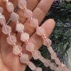 8 MM Petek Pembe Kuvars Doğal Taş - Görsel 2