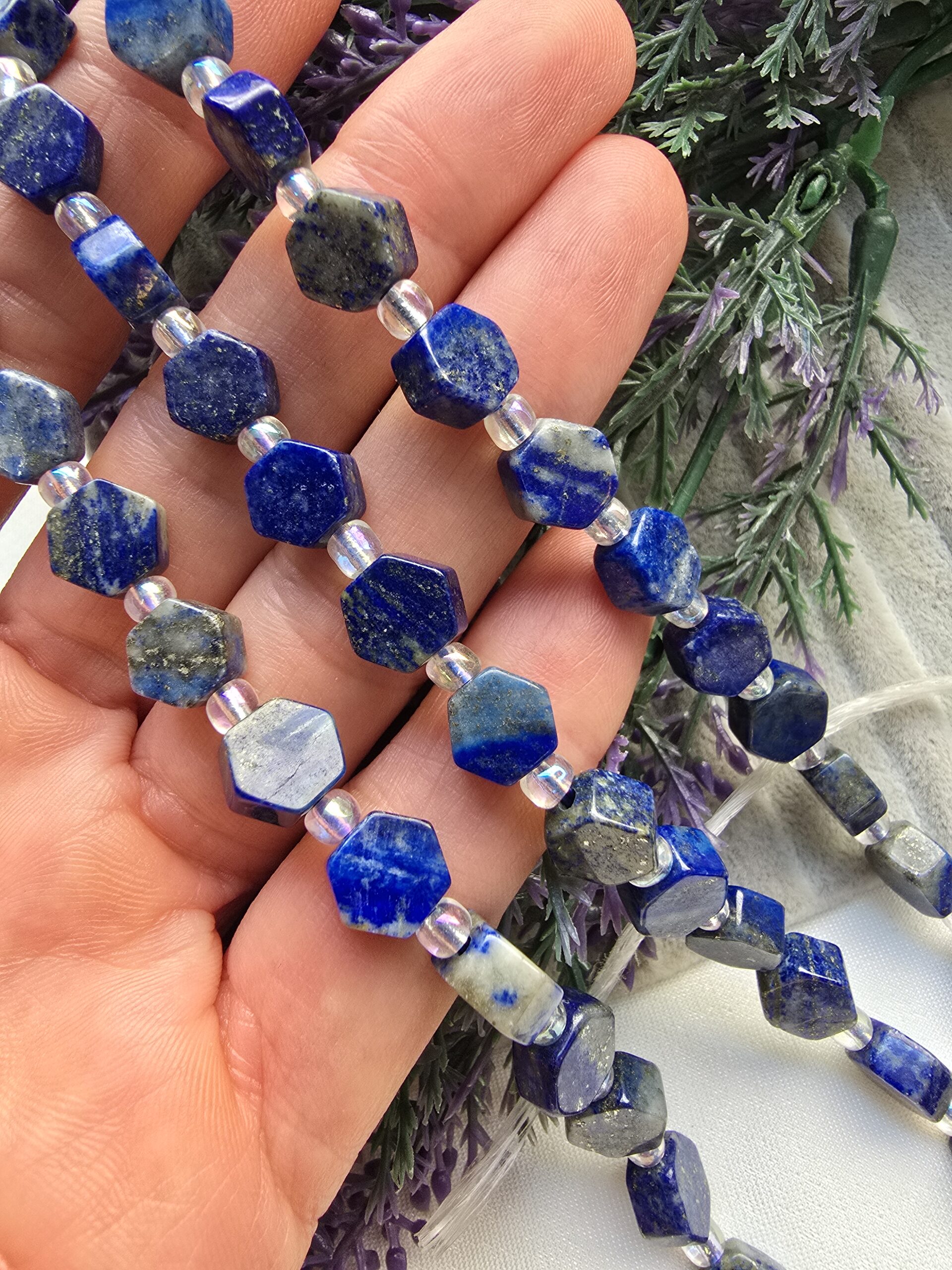 8 MM Petek Doğal Lapis Taşı